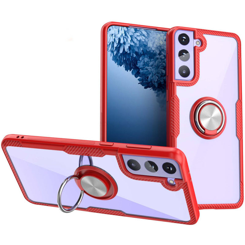 TPU+PC чехол Deen CrystalRing for Magnet (opp) для Samsung Galaxy S21+, Бесцветный / красный
TPU+PC чехол Deen CrystalRing for Magnet (opp) для Samsung Galaxy S21+, Бесцветный / красный