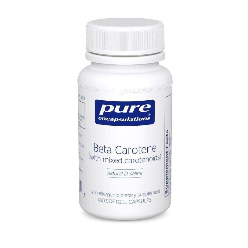 Бета-каротин со смешанными каротиноидами Beta Carotene Pure Encapsulations 90 капсул
Бета-каротин со смешанными каротиноидами Beta Carotene Pure Encapsulations 90 капсул