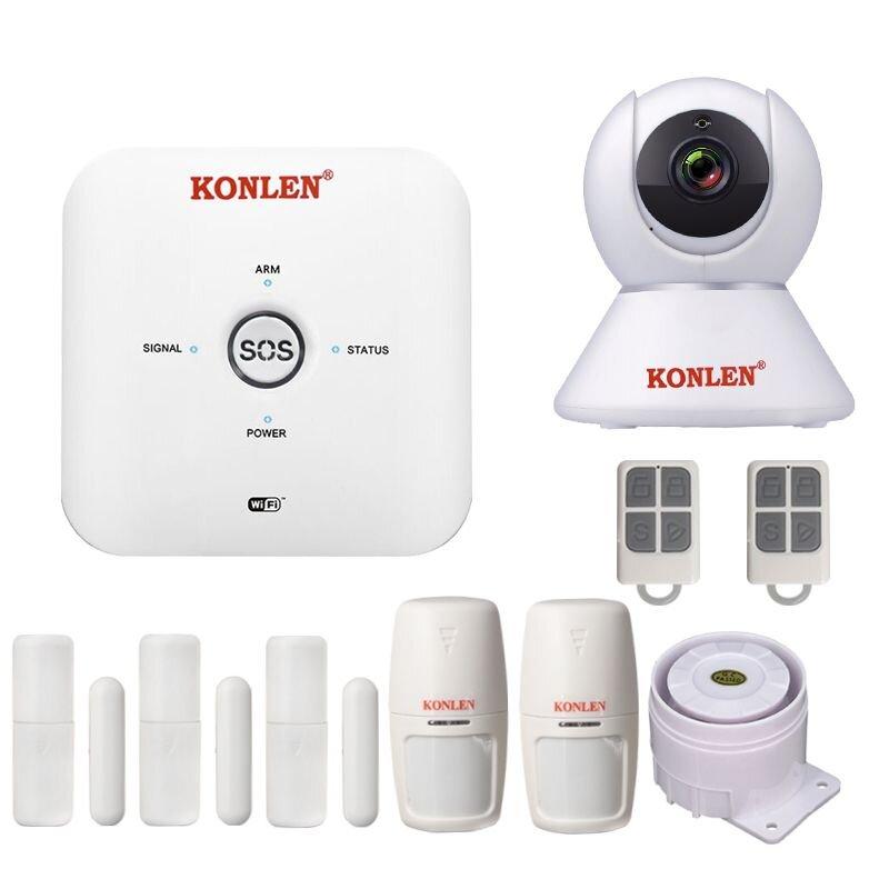 GSM WiFi сигнализация KONLEN TUYA MAXI, полный комплект для дома и офиса + WiFi 1080p камера. Двойная защита
GSM WiFi сигнализация KONLEN TUYA MAXI, полный комплект для дома и офиса + WiFi 1080p камера. Двойная защита