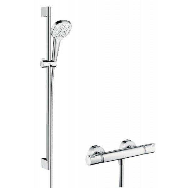 Душевой набор с термостатом Hansgrohe Croma Select E Vario 0,90 м 27082400, Хром-белый
Душевой набор с термостатом Hansgrohe Croma Select E Vario 0,90 м 27082400, Хром-белый