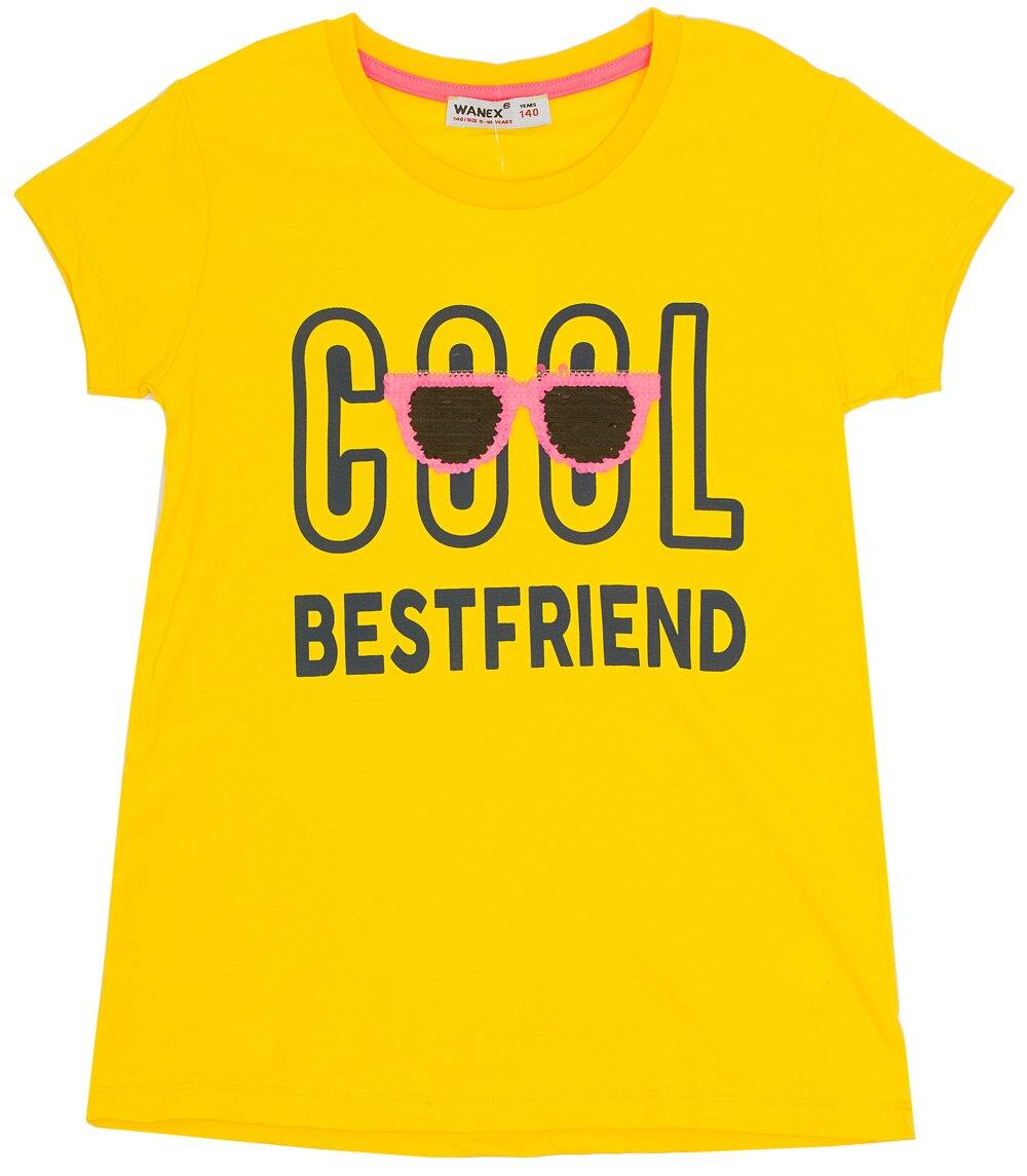 Футболка для девочки детская "Cool Bestfriend" "Wanex", жёлтый, 164(122-164), 164 см
Футболка для девочки детская "Cool Bestfriend" "Wanex", жёлтый, 164(122-164), 164 см