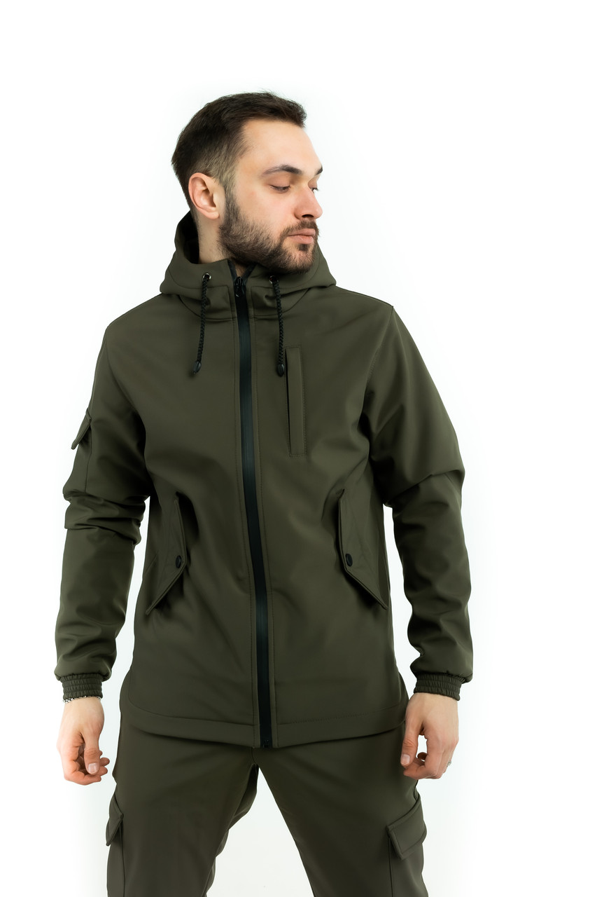 Мужская демисезонная куртка Хаки SoftShell молодежная ветровка с капюшоном ветрозащитная приталенная L
Мужская демисезонная куртка Хаки SoftShell молодежная ветровка с капюшоном ветрозащитная приталенная L
