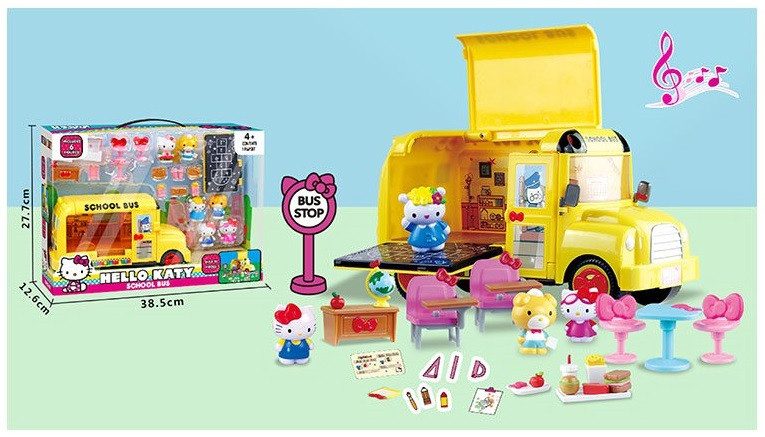 Игровой набор KT683 (18шт|2)Китти,школьный автобус,фигурки, аксессуары,свет,звук,в коробке 28*13*39с
Игровой набор KT683 (18шт|2)Китти,школьный автобус,фигурки, аксессуары,свет,звук,в коробке 28*13*39с