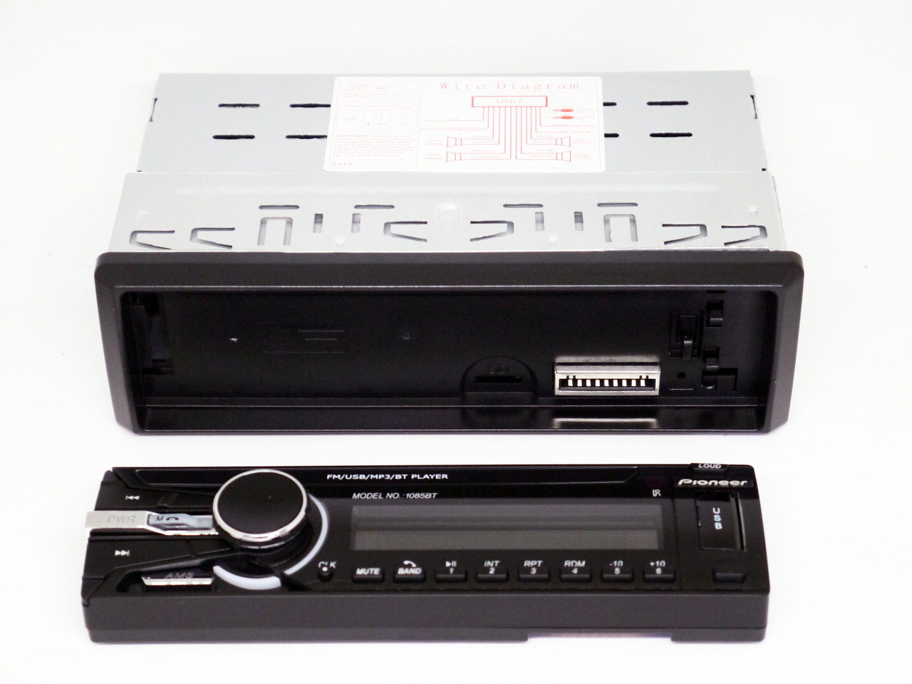 Автомагнитола Pioneer 1085BT - Bluetooth MP3 Player, FM, USB, microSD, AUX - СЪЕМНАЯ панель
Автомагнитола Pioneer 1085BT - Bluetooth MP3 Player, FM, USB, microSD, AUX - СЪЕМНАЯ панель