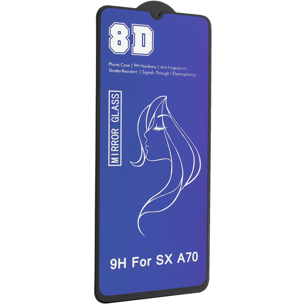 Защитное стекло 8D Mirror с эффектом зеркала для Samsung A70 2019 A705 Black-Blue 00007208, КОД: 1346408, Черный
Защитное стекло 8D Mirror с эффектом зеркала для Samsung A70 2019 A705 Black-Blue 00007208, КОД: 1346408, Черный