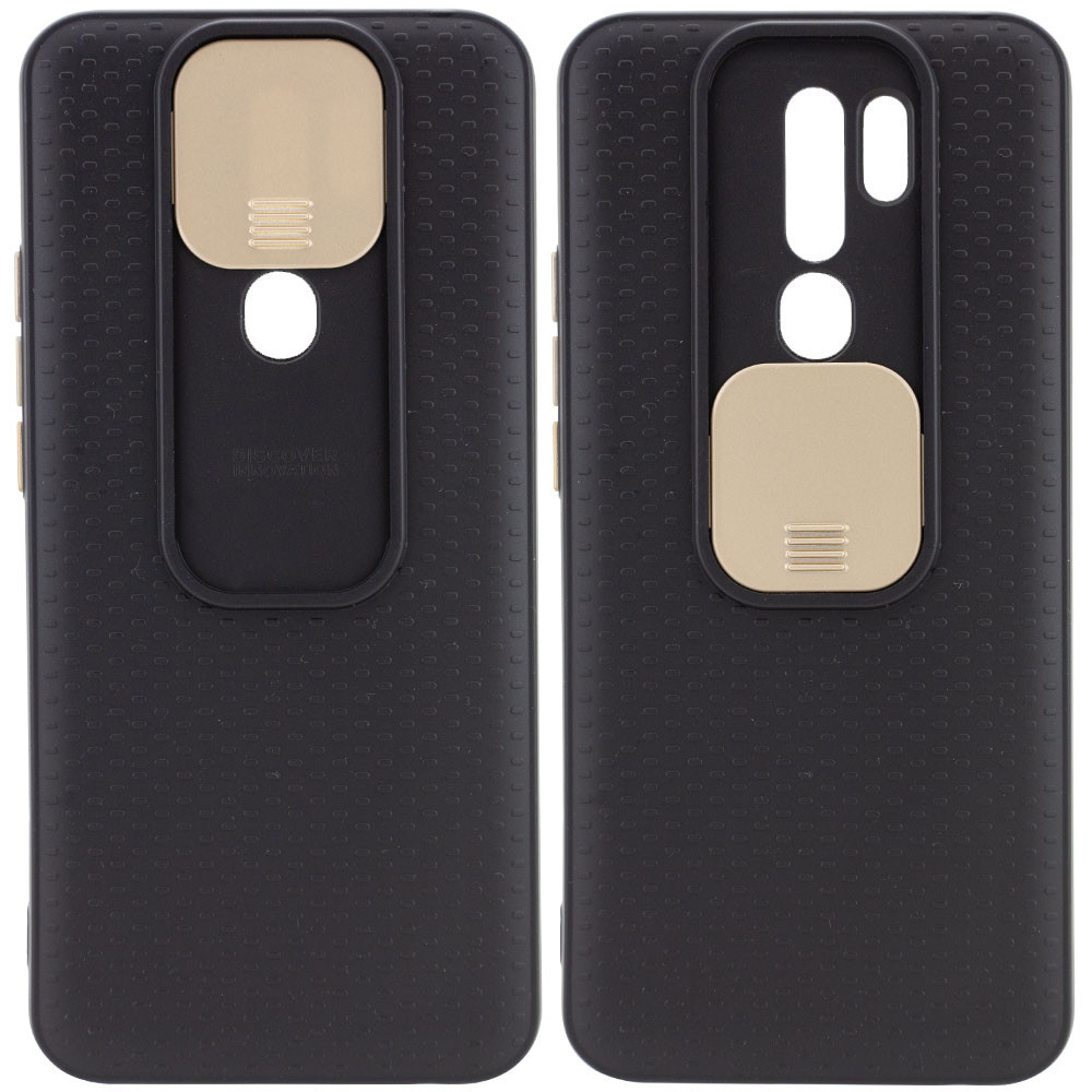 Чехол Camshield Black TPU со шторкой защищающей камеру для Xiaomi Redmi 9 Черный / Золотой
Чехол Camshield Black TPU со шторкой защищающей камеру для Xiaomi Redmi 9 Черный / Золотой
