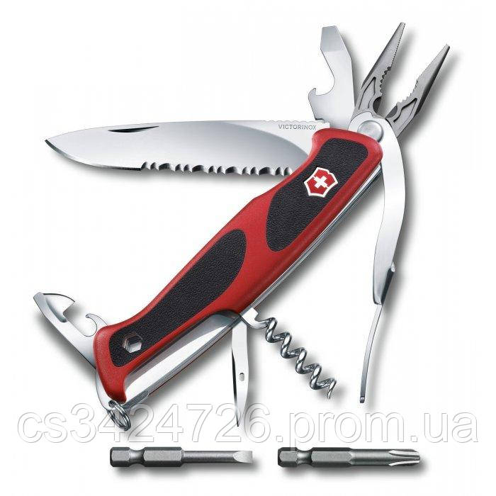 Швейцарский нож Victorinox RangerGrip 174 Handyman 130 мм 17 функций Красно-черный (0.9728.WC)
Швейцарский нож Victorinox RangerGrip 174 Handyman 130 мм 17 функций Красно-черный (0.9728.WC)