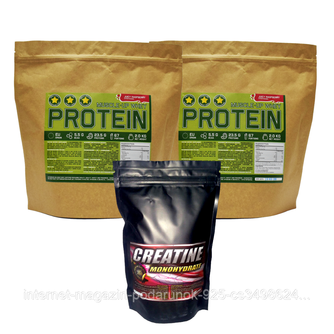 Комплект протеин + креатин: 4 кг PROTEIN WPC+WPH 78% (вкус Малина) + Креатин в Подарок!
Комплект протеин + креатин: 4 кг PROTEIN WPC+WPH 78% (вкус Малина) + Креатин в Подарок!