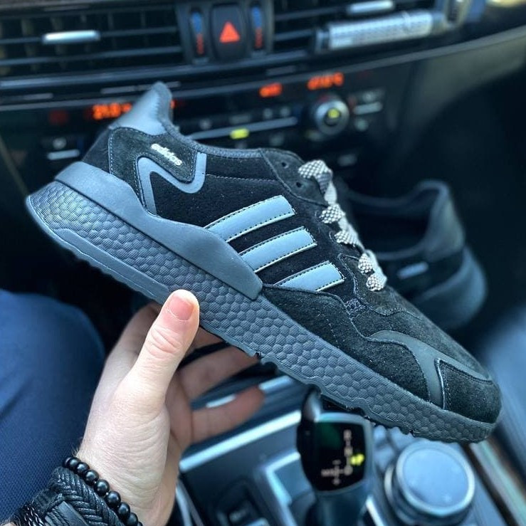 Adidas Nite Jogger Black | кроссовки мужские; черные; летние/весенние/осенние; пена, Черный
Adidas Nite Jogger Black | кроссовки мужские; черные; летние/весенние/осенние; пена, Черный