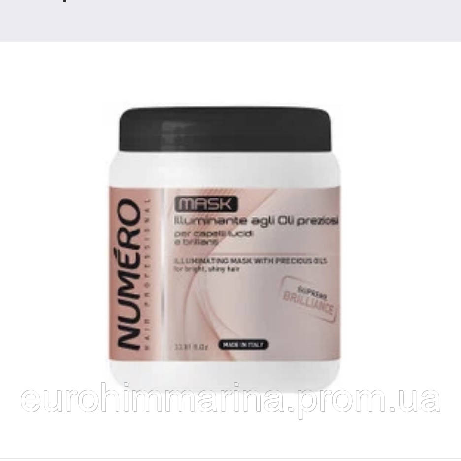Маска для придания блеска c ценными маслами Brelil Professional Numero Supreme Brilliance
Маска для придания блеска c ценными маслами Brelil Professional Numero Supreme Brilliance
