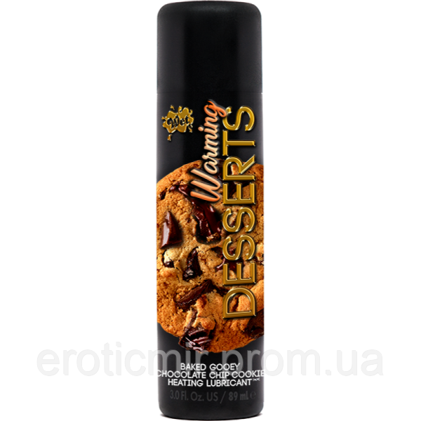 Съедобный лубрикант 4 в 1 WET Warming Desserts Baked Gooey Chocolate Chip Cookie (со вкусом шоколадного
Съедобный лубрикант 4 в 1 WET Warming Desserts Baked Gooey Chocolate Chip Cookie (со вкусом шоколадного