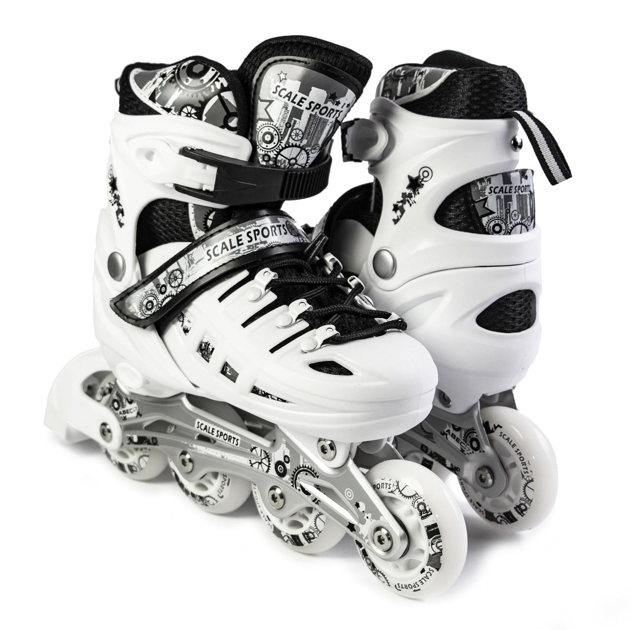 Ролики Scale Sports White LF 905 размер 29 - 33 роликовые коньки детские ролики детские для начинающих, Белый
Ролики Scale Sports White LF 905 размер 29 - 33 роликовые коньки детские ролики детские для начинающих, Белый