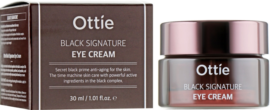 Омолаживающий крем для глаз с муцином улитки Ottie Black Signature Eye Cream 30 мл (8809276016362)
Омолаживающий крем для глаз с муцином улитки Ottie Black Signature Eye Cream 30 мл (8809276016362)