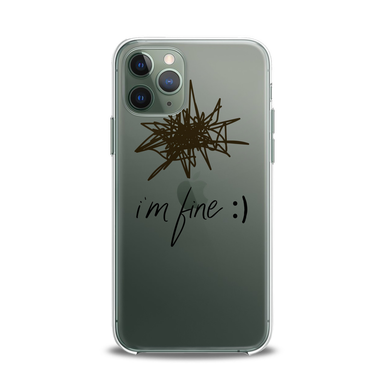 Чехол силиконовый для Apple iPhone (I'm fine, thoughts quote) 5s/SE2020/6s+/7plus/8+/X/XsMax/Xr/11Pro/12mini5G, Разные цвета
Чехол силиконовый для Apple iPhone (I'm fine, thoughts quote) 5s/SE2020/6s+/7plus/8+/X/XsMax/Xr/11Pro/12mini5G, Разные цвета