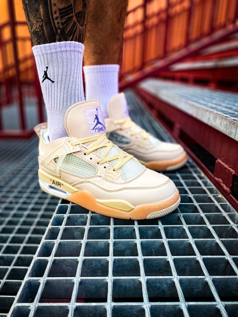 Мужские кроссовки Nike Air Jordan 4 Retro Off-White Sail / Найк Аир Джордан 4 Ретро Офф Вайт Паруса Кремовые, Кофе с молоком
Мужские кроссовки Nike Air Jordan 4 Retro Off-White Sail / Найк Аир Джордан 4 Ретро Офф Вайт Паруса Кремовые, Кофе с молоком