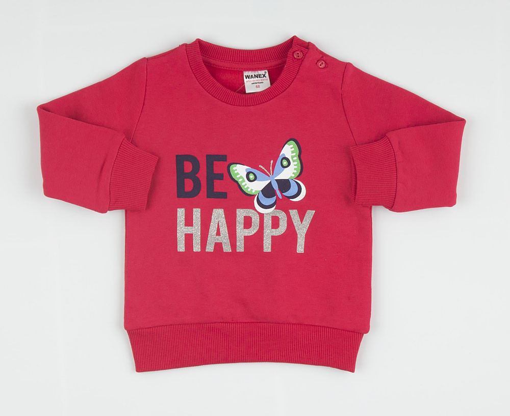 Свитшот детский тёплый цвета фуксия с бабочкой "Be happy" Wanex 86 см., 1,5 года, Розовый
Свитшот детский тёплый цвета фуксия с бабочкой "Be happy" Wanex 86 см., 1,5 года, Розовый