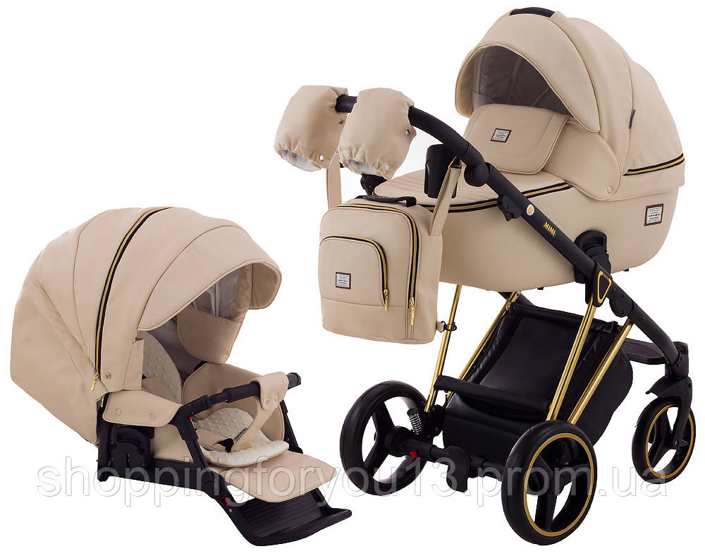 Коляска 2 в 1 Adamex Mimi Polar (Gold) кожа 100% CR305 бежевая кожа - бежевая кожа (выдавленная точка)
Коляска 2 в 1 Adamex Mimi Polar (Gold) кожа 100% CR305 бежевая кожа - бежевая кожа (выдавленная точка)