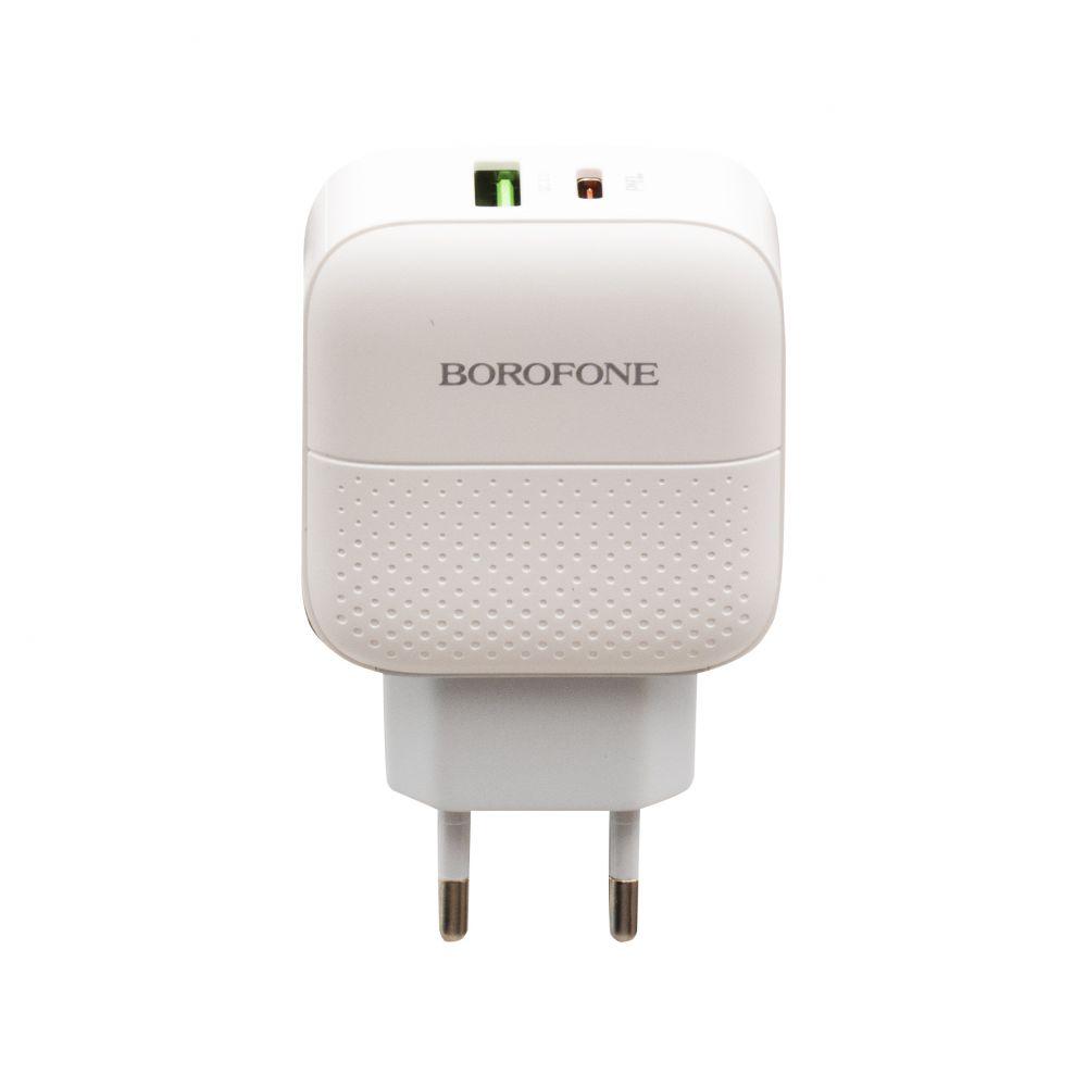 Сетевое Зарядное Устройство Borofone BA46A PD + QC3.0 Type-C to Lightning Цвет Белый
Сетевое Зарядное Устройство Borofone BA46A PD + QC3.0 Type-C to Lightning Цвет Белый