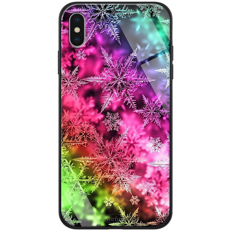 TPU+Glass чехол ForFun для Apple iPhone XS Max (6.5") Разноцветные Снежинки / Розовый
TPU+Glass чехол ForFun для Apple iPhone XS Max (6.5") Разноцветные Снежинки / Розовый