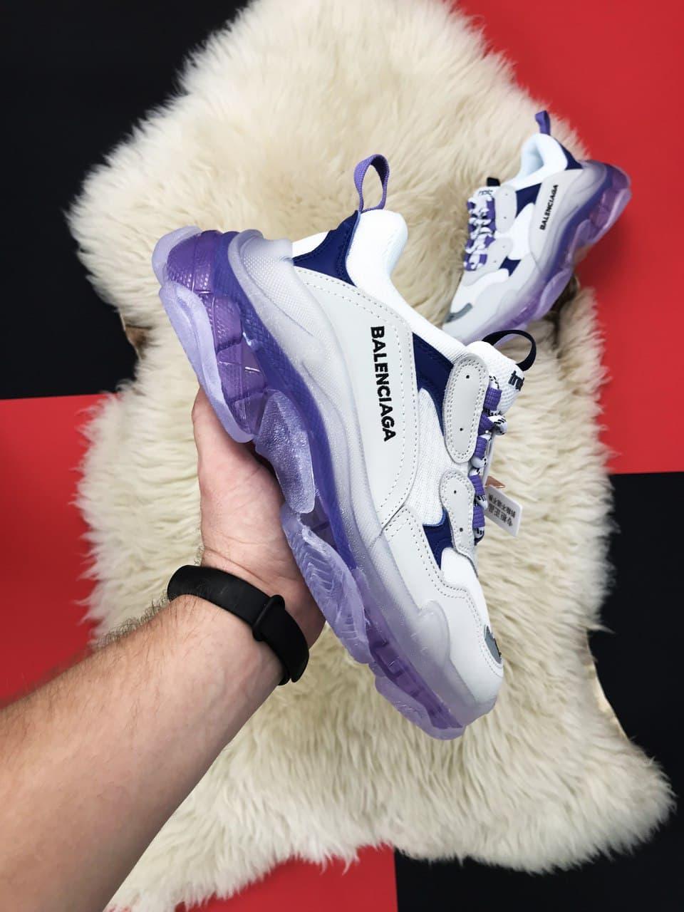 Женские кроссовки Balenciaga Triple S Clear Sole Violet White / Баленсиага Трипл С Фиолетовые Белые 38, Фиолетовый
Женские кроссовки Balenciaga Triple S Clear Sole Violet White / Баленсиага Трипл С Фиолетовые Белые 38, Фиолетовый
