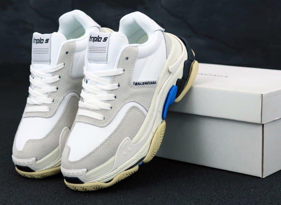 Женские кроссовки Balenciaga Triple S 2.0 Grey White Blue / Баленсиага Трипл С 2.0 Серые Белые Синие 38, Серый
Женские кроссовки Balenciaga Triple S 2.0 Grey White Blue / Баленсиага Трипл С 2.0 Серые Белые Синие 38, Серый