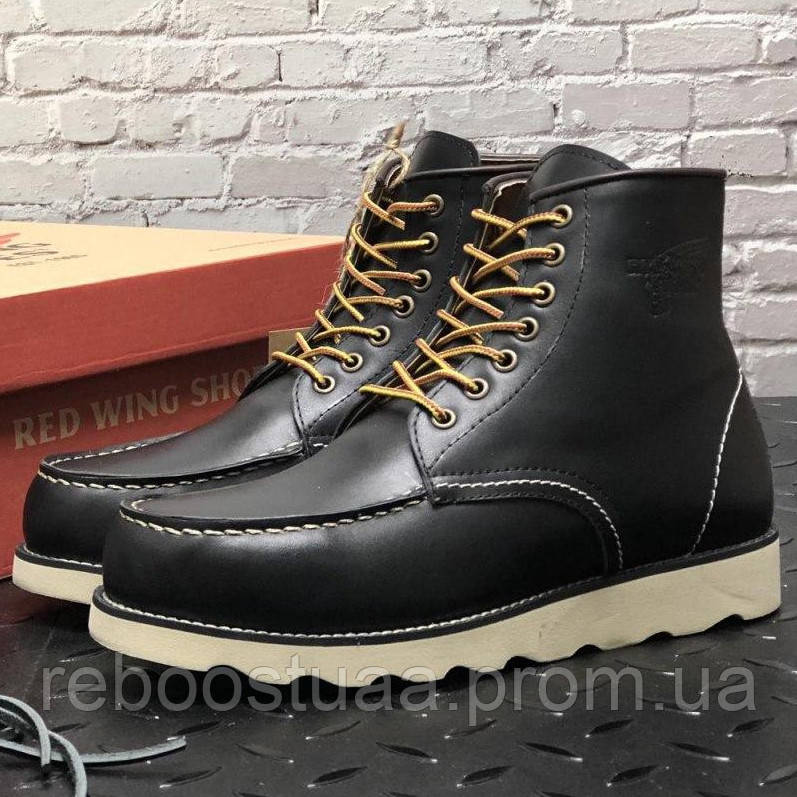Чоловічі зимові черевики в стилі Classic Red Wing Moc, натуральна шкіра, (з хутром), чорний, США 43, Черный
Чоловічі зимові черевики в стилі Classic Red Wing Moc, натуральна шкіра, (з хутром), чорний, США 43, Черный