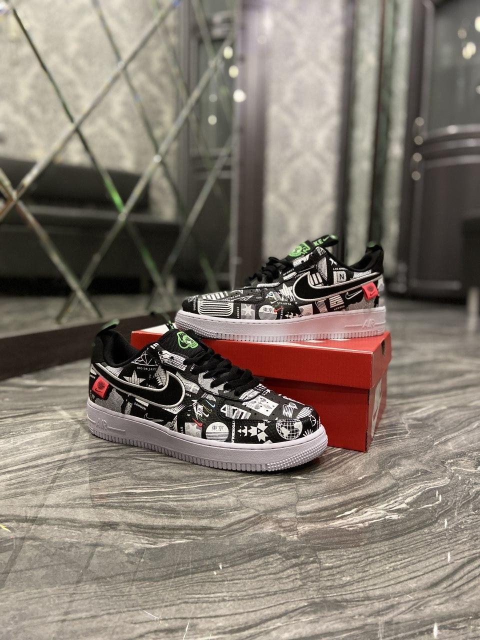 Мужские кроссовки Nike Air Force 1 Low WorldWide / Найк Аир Форс 1 Лоу Черные Белые 45, Черный
Мужские кроссовки Nike Air Force 1 Low WorldWide / Найк Аир Форс 1 Лоу Черные Белые 45, Черный