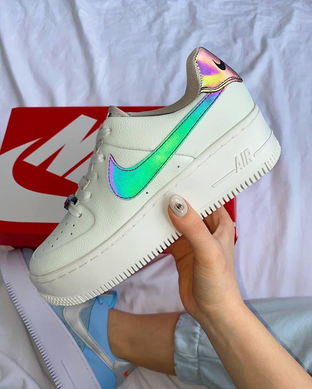 Женские кроссовки Nike Air Force 1 Reflective White / Найк Аир Форс 1 Хамелеон Рефлектив Белые, Белый
Женские кроссовки Nike Air Force 1 Reflective White / Найк Аир Форс 1 Хамелеон Рефлектив Белые, Белый