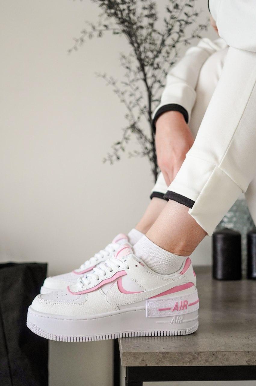 Женские кроссовки Nike Air Force 1 Shadow White Pink / Найк Аир Форс Шадоу 1 Белые Розовые 40, Белый
Женские кроссовки Nike Air Force 1 Shadow White Pink / Найк Аир Форс Шадоу 1 Белые Розовые 40, Белый