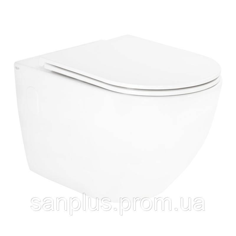 Унитаз подвесной Qtap Robin безободковый с сиденьем Slim Soft-close QT13332141ERW, Белый
Унитаз подвесной Qtap Robin безободковый с сиденьем Slim Soft-close QT13332141ERW, Белый