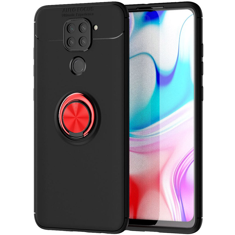 Чехол TPU Deen ColorRing под магнитный держатель (opp) для Xiaomi Redmi Note 9 / Redmi 10X Черный / Красный
Чехол TPU Deen ColorRing под магнитный держатель (opp) для Xiaomi Redmi Note 9 / Redmi 10X Черный / Красный
