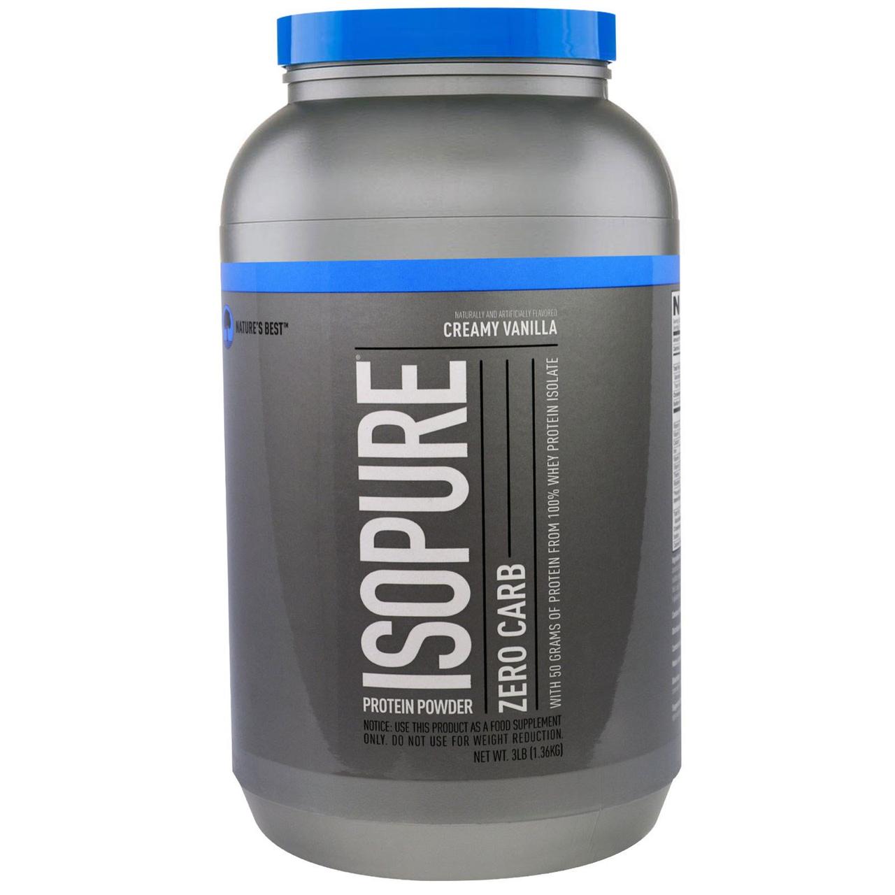 Isopure, Без углеводов, протеиновый порошок, ванильный крем, 1,36 кг (3 фунта)
Isopure, Без углеводов, протеиновый порошок, ванильный крем, 1,36 кг (3 фунта)