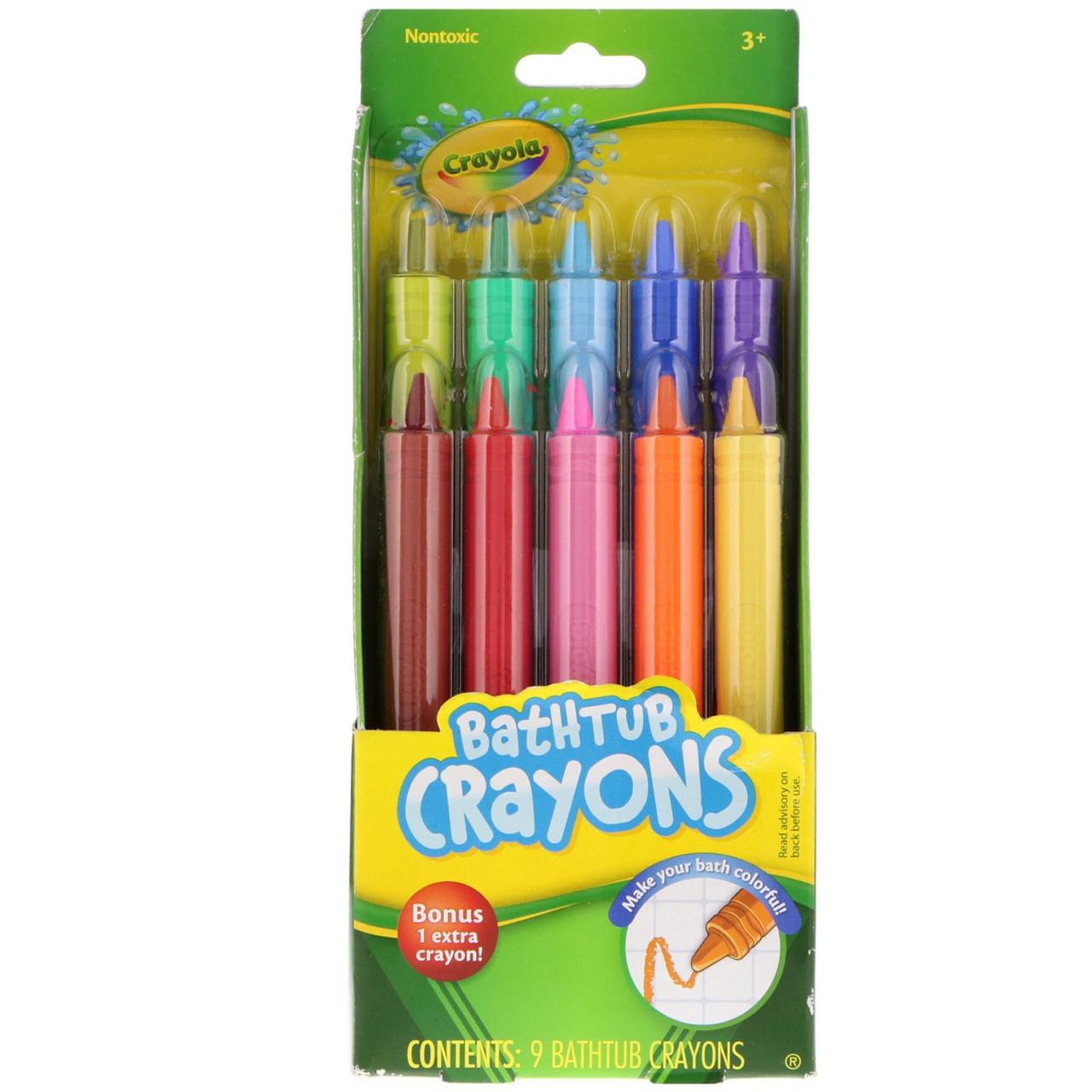 Crayola, Crayola, карандаши для ванной, для детей в возрасте от 3-х лет, 9 карандашей, + 1 бонусный карандаш
Crayola, Crayola, карандаши для ванной, для детей в возрасте от 3-х лет, 9 карандашей, + 1 бонусный карандаш