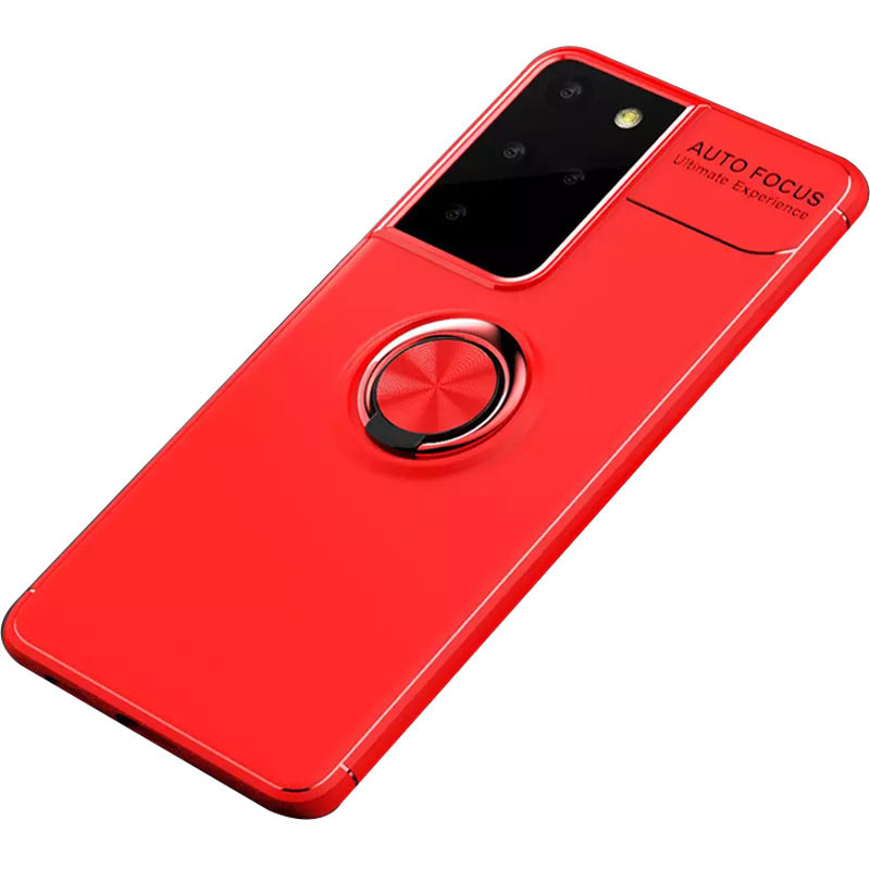 TPU чехол Deen ColorRing под магнитный держатель (opp) для Samsung Galaxy S21 Ultra, Красный / красный
TPU чехол Deen ColorRing под магнитный держатель (opp) для Samsung Galaxy S21 Ultra, Красный / красный