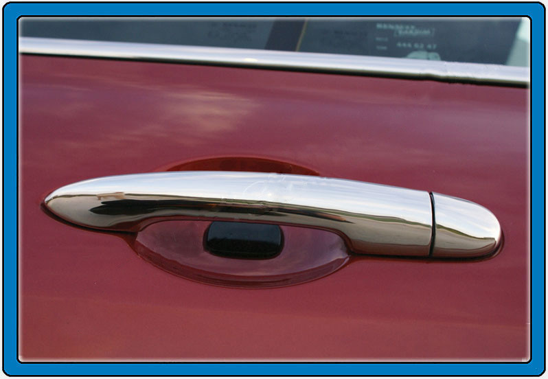 Renault Clio и Symbol 2006-2009 гг. Накладки на ручки (нерж.) 4 шт, Carmos - Турецкая сталь / Накладки на
Renault Clio и Symbol 2006-2009 гг. Накладки на ручки (нерж.) 4 шт, Carmos - Турецкая сталь / Накладки на