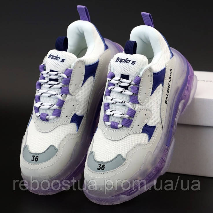 Жіночі кросівки в стилі Balenciaga Triple S, фіолетовий, білий, Італія 37, Разные цвета
Жіночі кросівки в стилі Balenciaga Triple S, фіолетовий, білий, Італія 37, Разные цвета