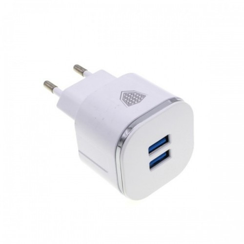 Сетевое зарядное устройство INKAX CD-20 Travel charger + Lightning cable 2USB 2.4A, Белый
Сетевое зарядное устройство INKAX CD-20 Travel charger + Lightning cable 2USB 2.4A, Белый