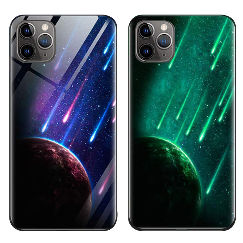 TPU+Glass чехол светящийся в темноте для Apple iPhone 11 Pro (5.8") Метеорит / Синий
TPU+Glass чехол светящийся в темноте для Apple iPhone 11 Pro (5.8") Метеорит / Синий