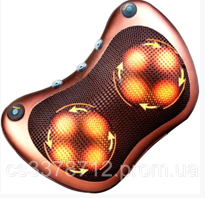 Массажная подушка MASSAGE PILLOW QY-8028 инфракрасный роликовий массажер для шеи и спины 8 массажных ролика
Массажная подушка MASSAGE PILLOW QY-8028 инфракрасный роликовий массажер для шеи и спины 8 массажных ролика