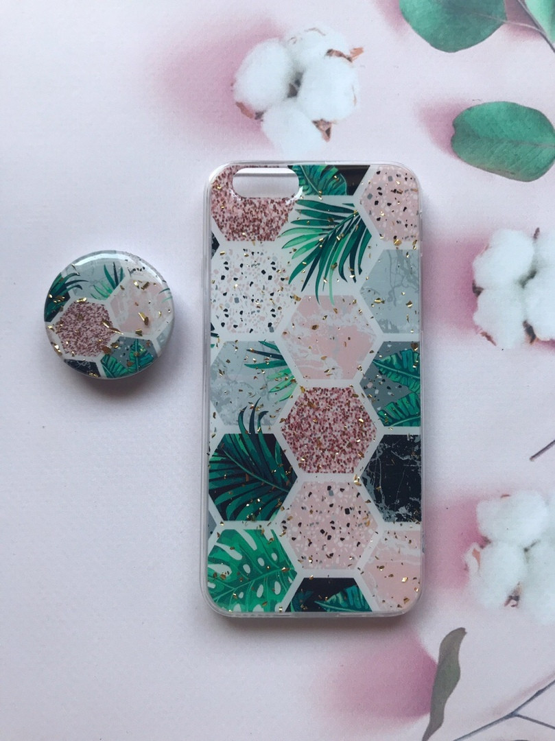 Мраморный силиконовый чехол с блёстками Shine Silicone Case для iPhone 6 6s (12807), Multicolor
Мраморный силиконовый чехол с блёстками Shine Silicone Case для iPhone 6 6s (12807), Multicolor