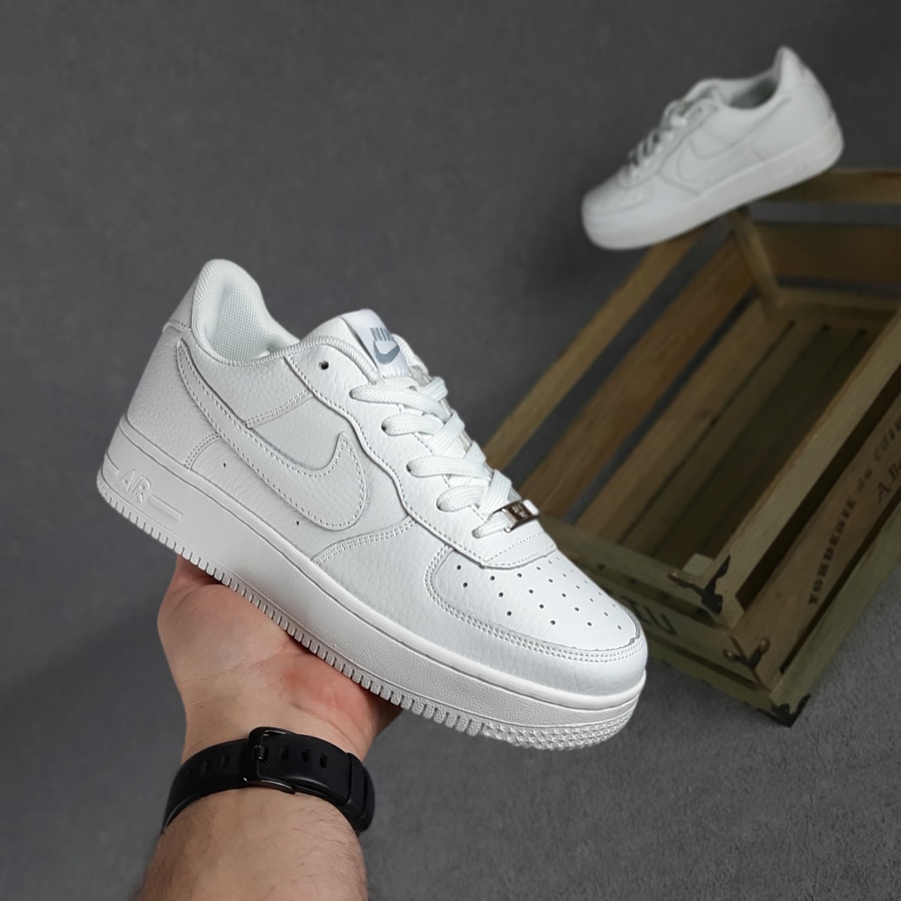 Кроссовки женские Nike Air Force белые, Найк Аир Форс, натуральная кожа, прошиты. Код OD-20314 37, Белый
Кроссовки женские Nike Air Force белые, Найк Аир Форс, натуральная кожа, прошиты. Код OD-20314 37, Белый