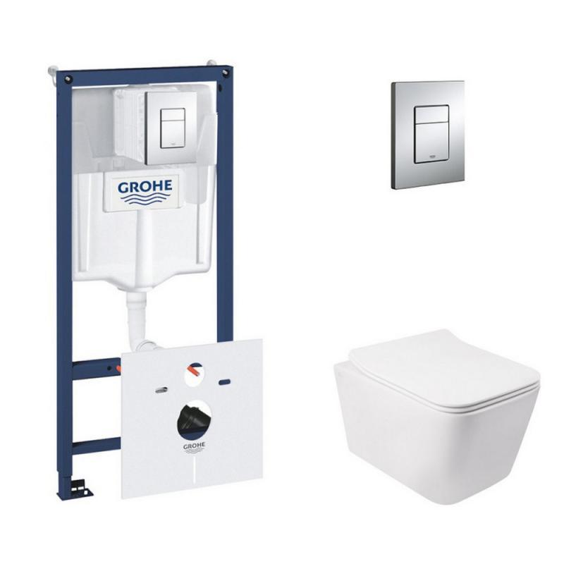 Набор инсталляция 5 в 1 Grohe Rapid SL 38827000 + унитаз с сиденьем Qtap Crow QT05335170W
Набор инсталляция 5 в 1 Grohe Rapid SL 38827000 + унитаз с сиденьем Qtap Crow QT05335170W
