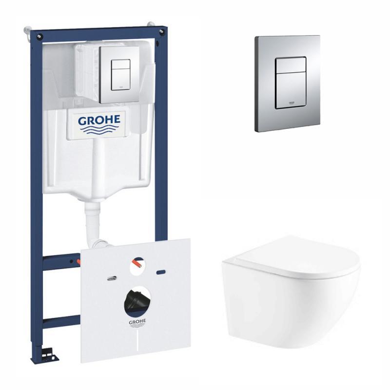 Набор инсталляция 5 в 1 Grohe Rapid SL 38827000 + унитаз с сиденьем Qtap Robin QT1333046ENRW
Набор инсталляция 5 в 1 Grohe Rapid SL 38827000 + унитаз с сиденьем Qtap Robin QT1333046ENRW