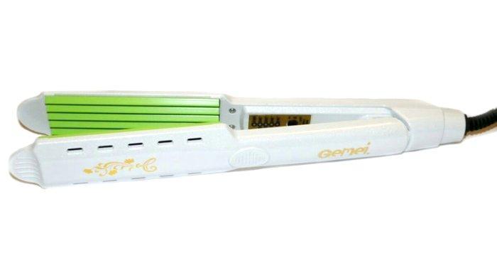 Плойка-гофре GEMEI GM-2957 с регулятором температуры,металлический утюжок для волос белый
Плойка-гофре GEMEI GM-2957 с регулятором температуры,металлический утюжок для волос белый