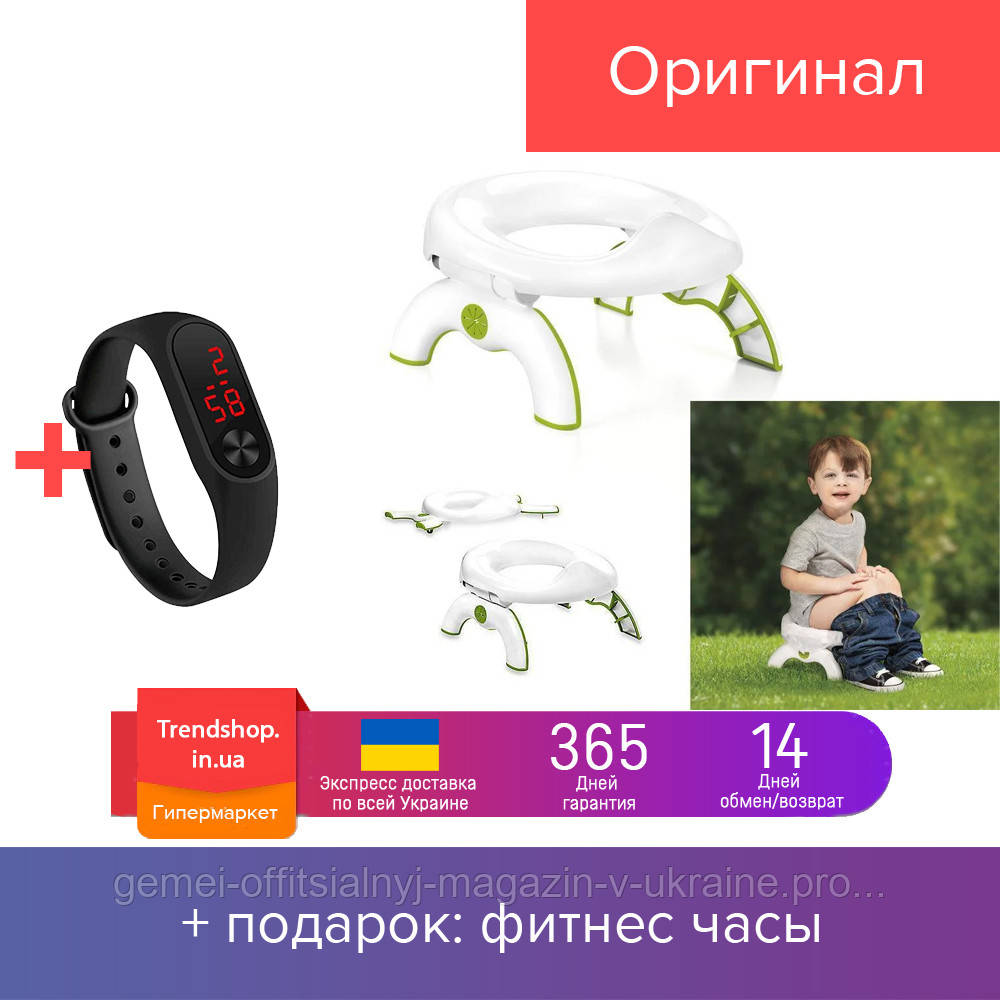 Туалет детский походный | накладка на унитаз | горшок OXO Tot 2-in-1 Go Potty for Travel 2021, Белый
Туалет детский походный | накладка на унитаз | горшок OXO Tot 2-in-1 Go Potty for Travel 2021, Белый