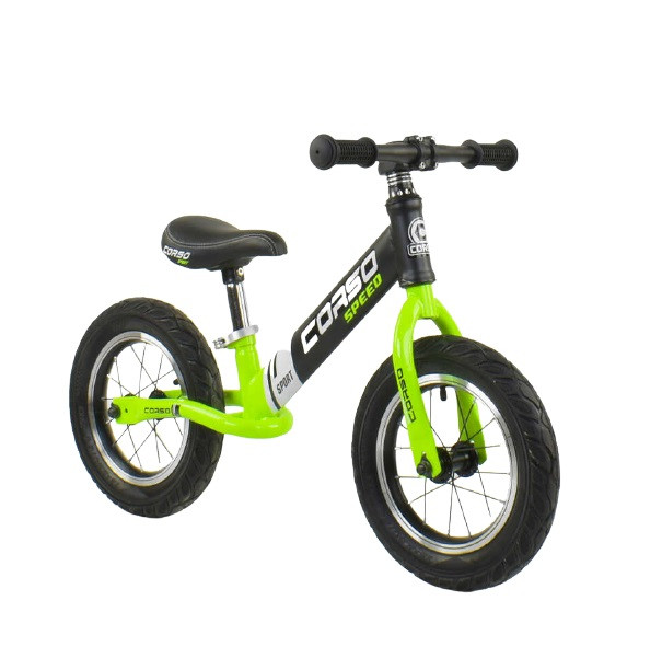 Велобег "CORSO" стальная рама, надувные колёса 12" Black / Green (64207, Черно-зеленый
Велобег "CORSO" стальная рама, надувные колёса 12" Black / Green (64207, Черно-зеленый