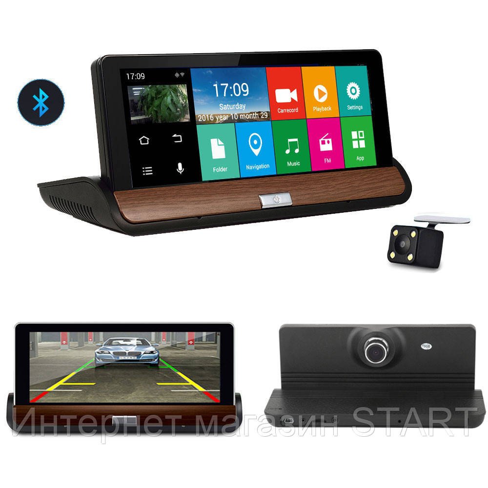 Авто-регистратор DVR T7 - 3 в 1 Android - Регистратор - GPS Навигатор + Камера Заднего Вида
Авто-регистратор DVR T7 - 3 в 1 Android - Регистратор - GPS Навигатор + Камера Заднего Вида