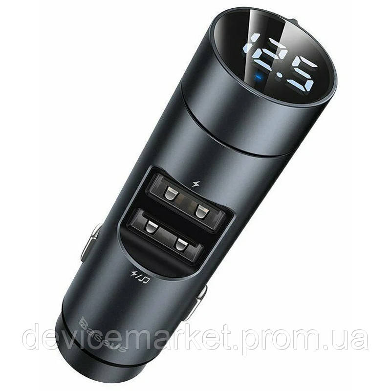Автомобильное зарядное устройство Baseus Energy Column Bluetooth FM Launcher PPS 2USB Серый
Автомобильное зарядное устройство Baseus Energy Column Bluetooth FM Launcher PPS 2USB Серый