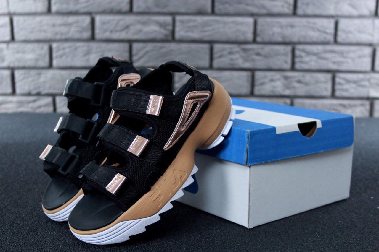 Женские спортивные сандалии Fila Black Red (Фила черно-красные на лето) 36-41, Черный
Женские спортивные сандалии Fila Black Red (Фила черно-красные на лето) 36-41, Черный