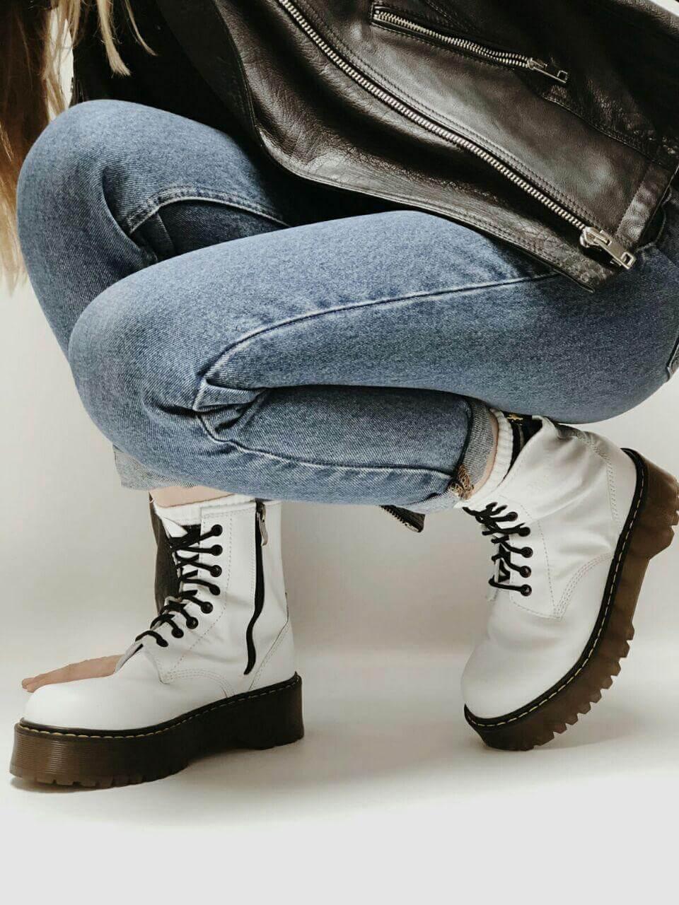 Женские кожаные ботинки Dr Martens Jadon белого цвета (Доктор Мартинс Жадон белые демисезонные) 38, Белый
Женские кожаные ботинки Dr Martens Jadon белого цвета (Доктор Мартинс Жадон белые демисезонные) 38, Белый